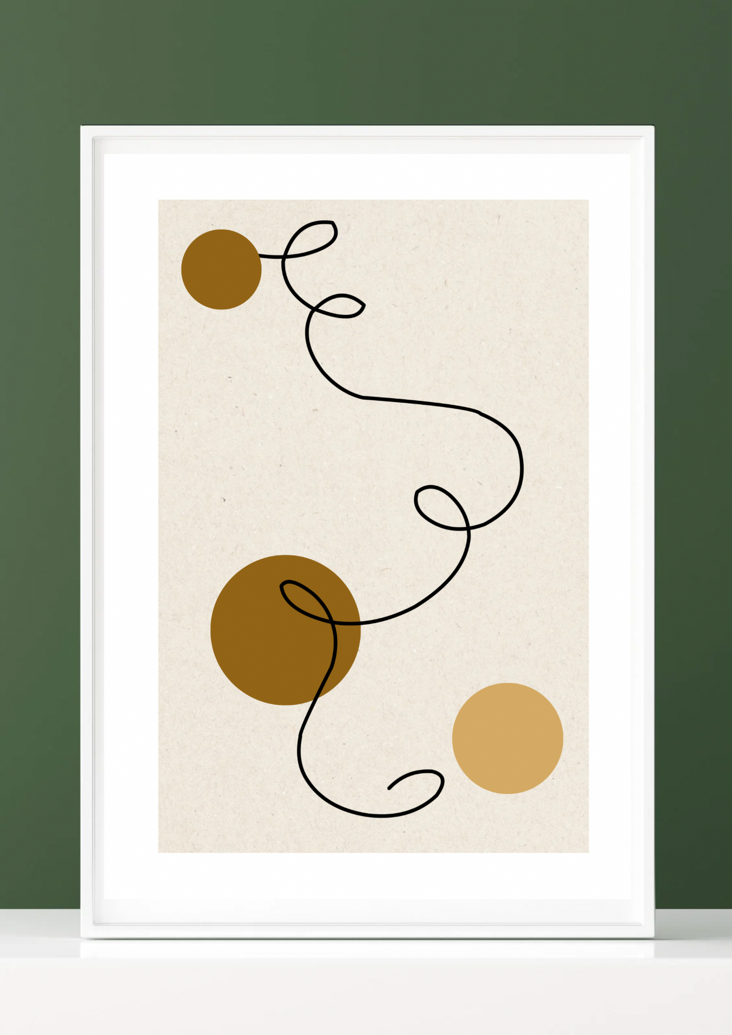 Abstract Circle Print No.1